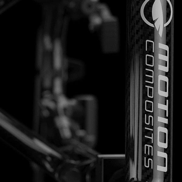 motion composites carbon fibre wheelchair frame close up