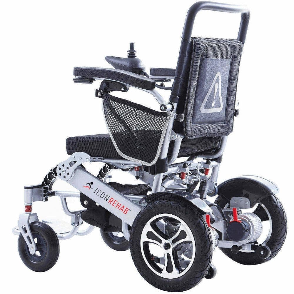1 ICON one S manual Folding powerchair side pic