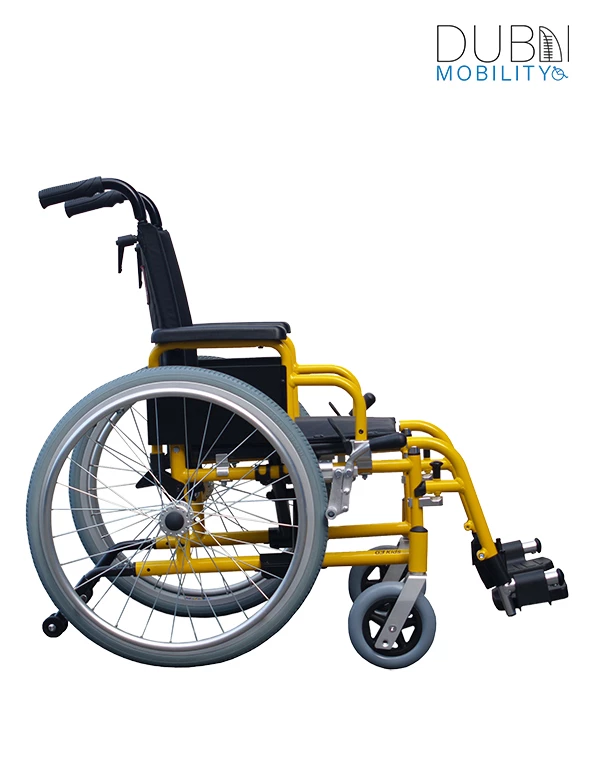 G3 lightweight folding wheelchair side