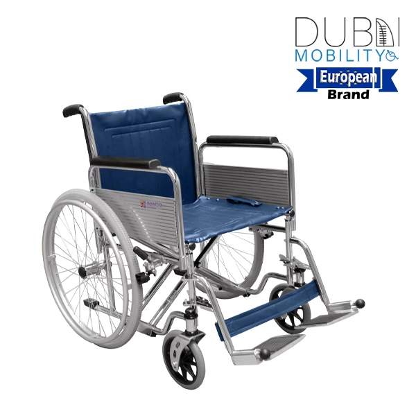 Heavy Duty Self-Propelled Folding Wheelchair