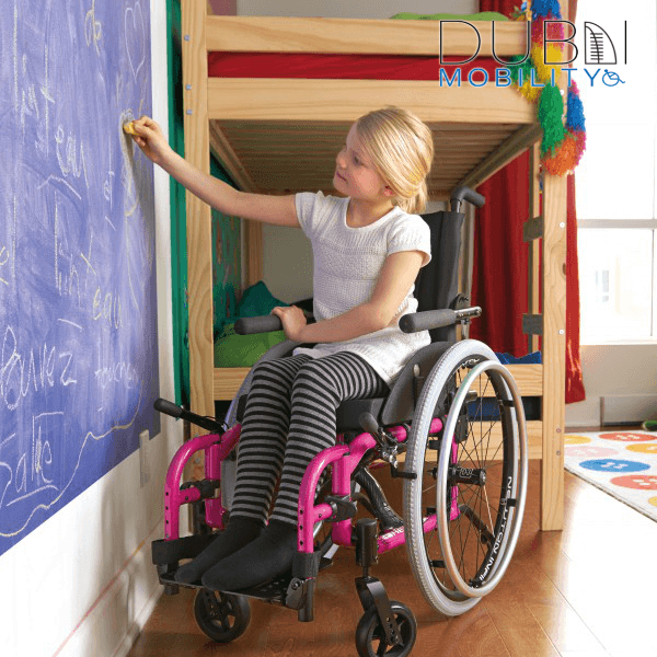 Helio Kids wheelchair at home