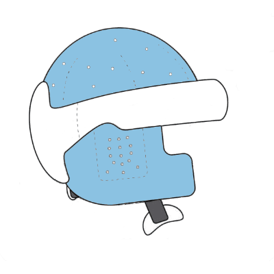 HP 4 closed top with ear and cheek guards