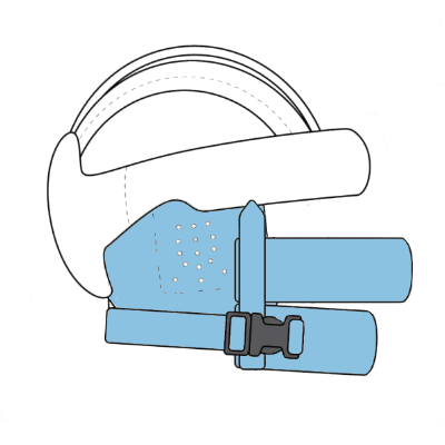 HP 4 standard open with ear guards and face guard